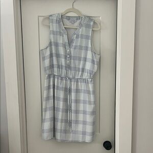 41 Hawthorn Navy and White Plaid Mini Dress